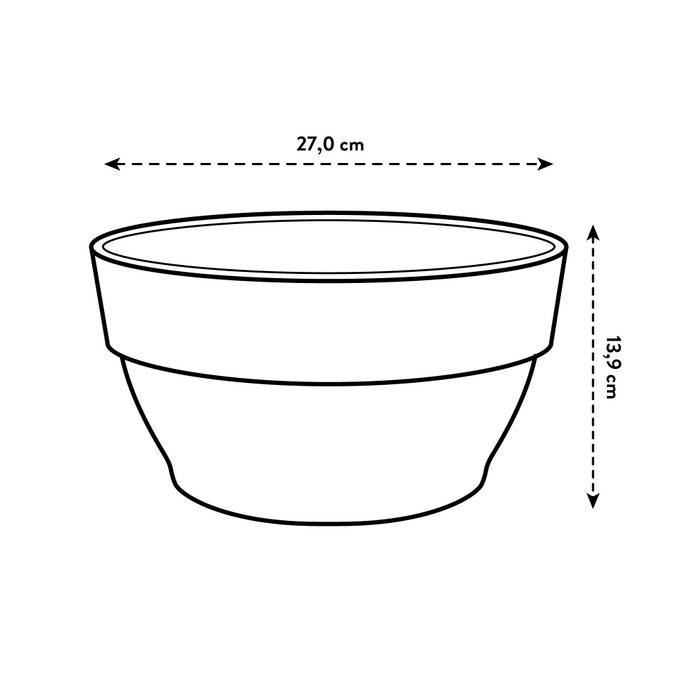 vibia campana bowl 27cm honey yellow